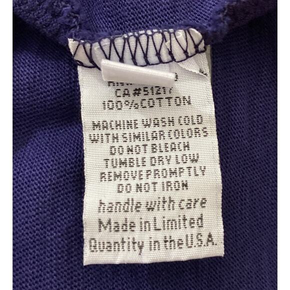 NWT Michael Lauren Cobalt Blue Vasquez Lace Front Pullover Top Size Large Casual - Picture 5 of 5